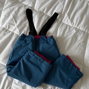 Pulse Blue and Pink Kids Snow Pants